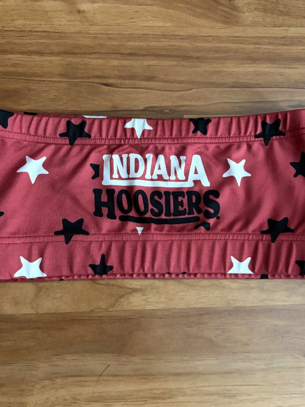 ZooZatz Indiana Hoosiers crimson star bandeau top, IU gameday